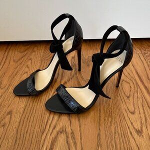 Alexandre Birman Clarita Embossed Leather and Suede Sandals -  IT 37 US 7